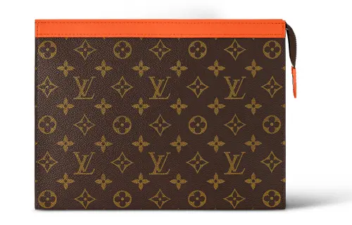 LOUIS VUITTON Pochette Voyage Mm Colormania Orange