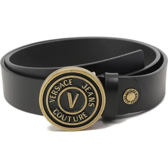 VERSACE JEANS COUTURE Logo buckle Leather Belt