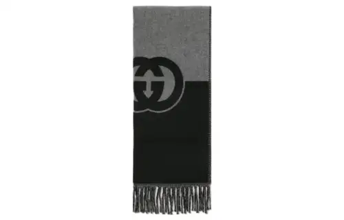 Gucci Interlocking G Intarsia Scarf