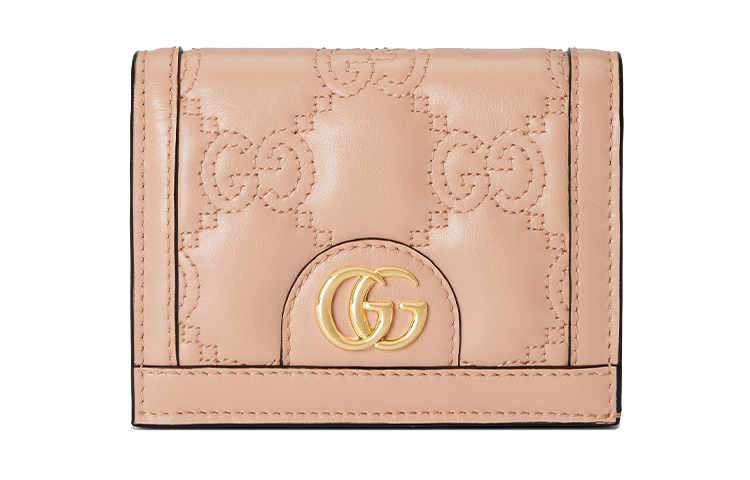 Женский кошелек Gucci GG Matelassé (бежевый)