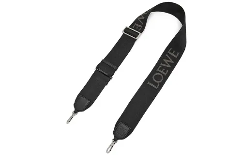 LOEWE Fabric With Cow Leather Bag Straps Women's Black