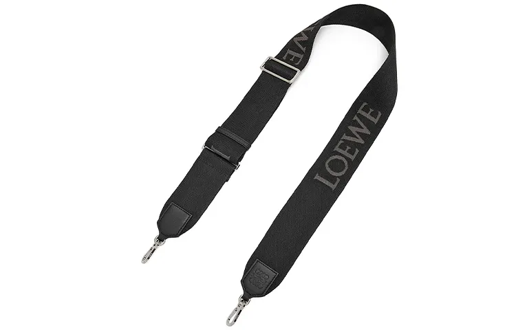 LOEWE Fabric With Cow Leather Bag Straps Women's Black