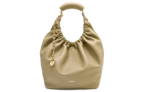 LOEWE Nappa Sheepskin Shoulder Bag, Crossbody Bag, Handbag Medium Women's Clay Green