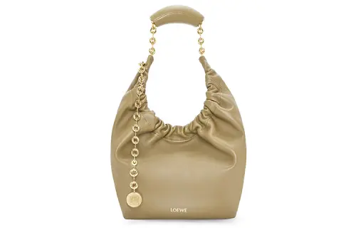 LOEWE Nappa Sheepskin Shoulder Bag, Crossbody Bag, Handbag Small Women's Clay Green