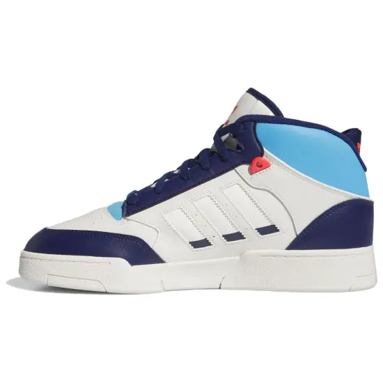 Adidas Originals Drop Step Series Skateboard Shoes Unisex High-Top White Blue