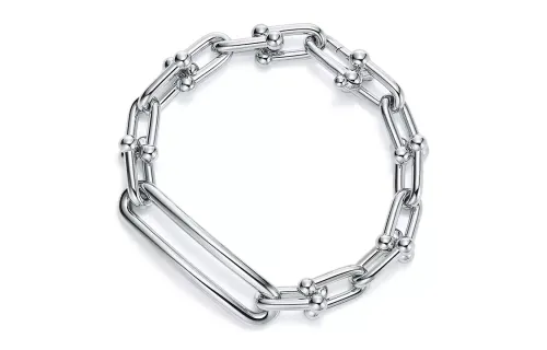 TIFFANY & CO. Sterling Silver Bracelets Unisex Silver