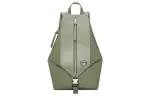 LOEWE Nylon With Cow Leather Backpack Small Men's Khaki Green