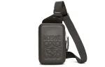 LOEWE Smooth Cow Leather Shoulder Bag, Crossbody Bag Regular Men's Dark Gray