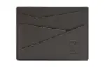 LOEWE Cow Leather Card Holder Men's Dark Gray