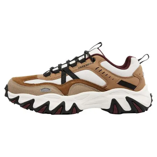 Skechers Sport Chunky Sneakers Men Low-Top Brown, Black, White