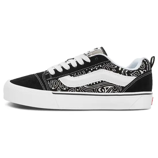 Vans Knu Skool Skateboarding Shoes Unisex Low-top Black/White