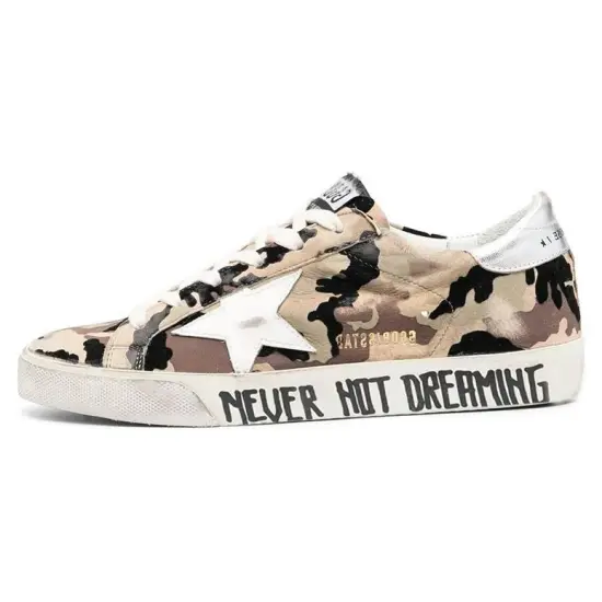 Golden Goose Superstar Camouflage Low-top Sneakers