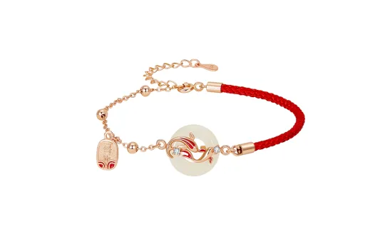 MCK Hetian Jade Bracelets Pale Greenish White Jade Women's