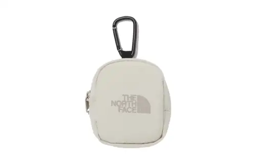 THE NORTH FACE Polyester Coin Purse Mini Unisex Cream