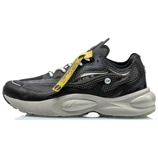PFW X LiNing V8 1.5 Men's Running Shoes - Black/Gray