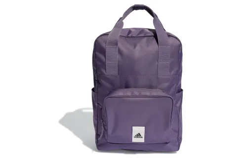 Adidas Recycled Polyester Twill Backpack Regular Unisex Shadow Purple & Black & Gray White
