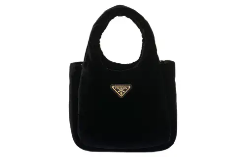 PRADA Fabric Shoulder Bag, Crossbody Bag, Handbag Mini Women's Black