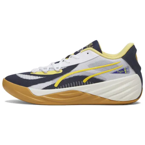 PUMA All-Pro Nitro Basketball Shoes Unisex Low-top Blue/White