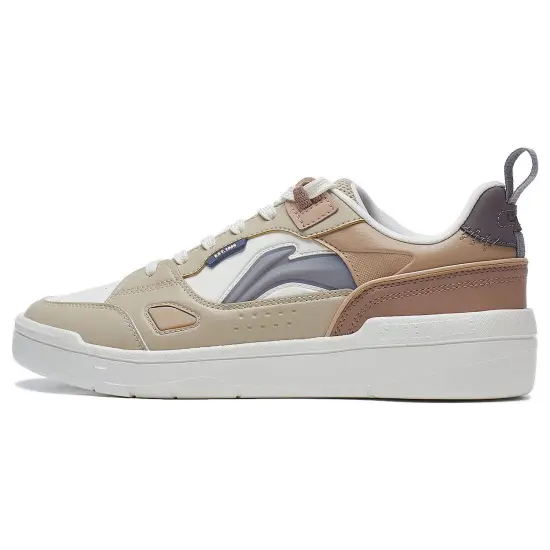 LINING Common 80s Skateboard Shoes Men Low-Top Khaki