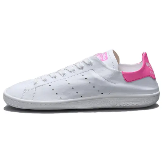 Balenciaga X Adidas Originals Stan Smith Skateboard Shoes Women's Low-Top White Pink