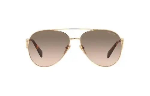 PRADA Aviator Sunglasses Women's Gold
