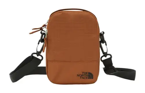 THE NORTH FACE 12L Shoulder Bag, Crossbody Bag, Outdoor Bag Nylon Dark Orange Unisex