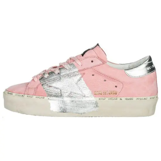 Golden Goose Skateboard Shoes Women's Low-Top Pink