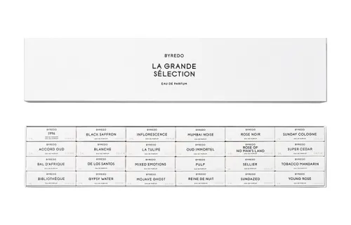 Byredo Fragrance Exploration Box Sample Set 24 Piece Set, Fresh EDP/parfum 2ml*24 Pcs