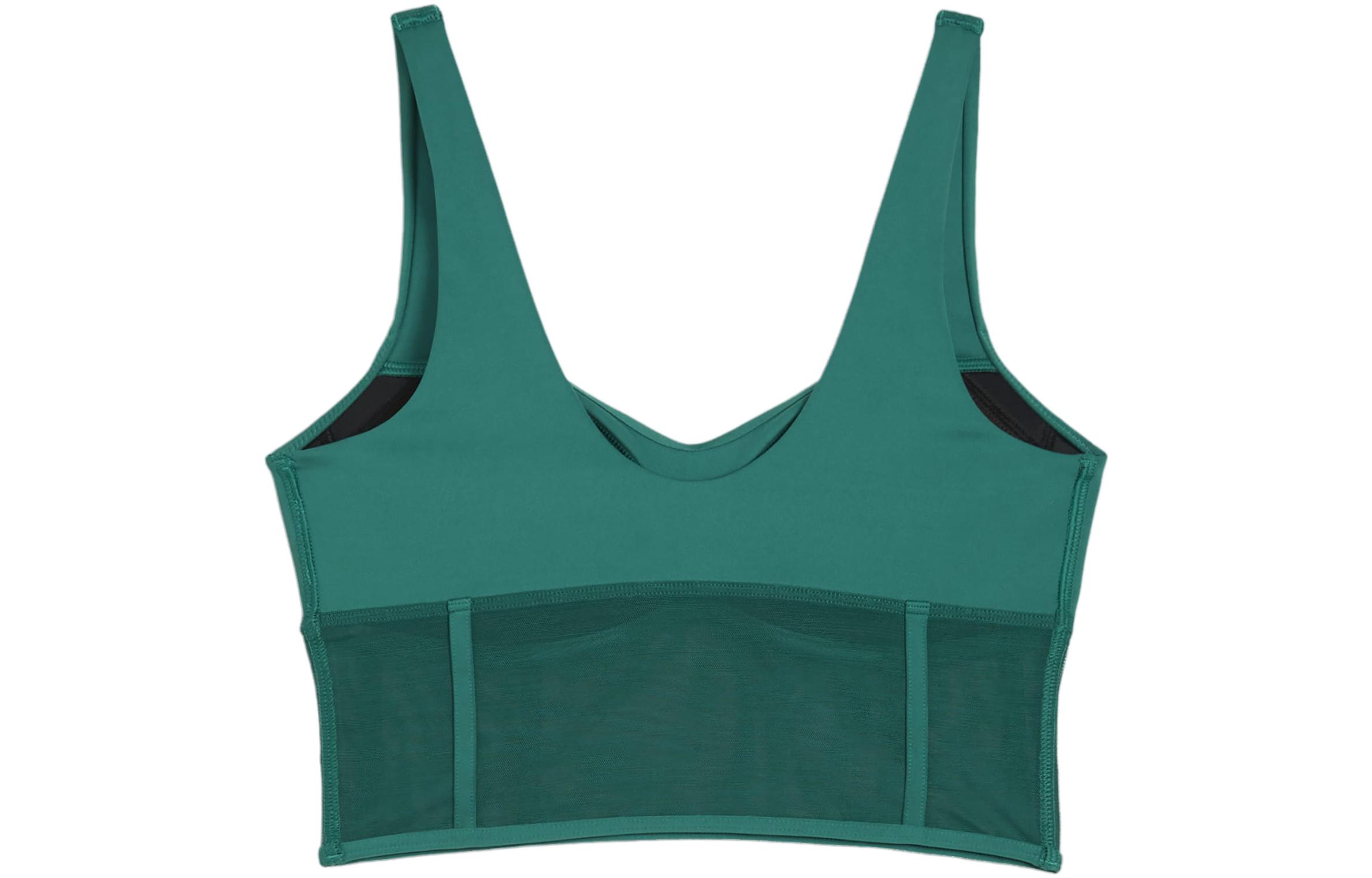 PUMA x PAMELA REIF Collaboration Top Corset Sports Underwear Women’s Green