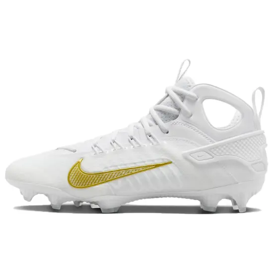 Nike Huarache 9 Elite Lax 'White Metallic Gold'