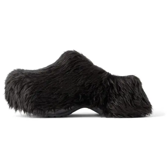 Balenciaga X Crocs Faux-fur Mules
