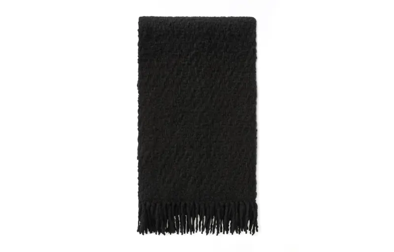Loro Piana Knit Scarves Women's Black