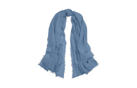 Polo Ralph Lauren Knit Scarves Women's Blue