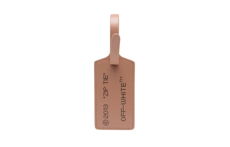 OFF WHITE Calfskin Card Holder Card Holder Regular Women's Taupe