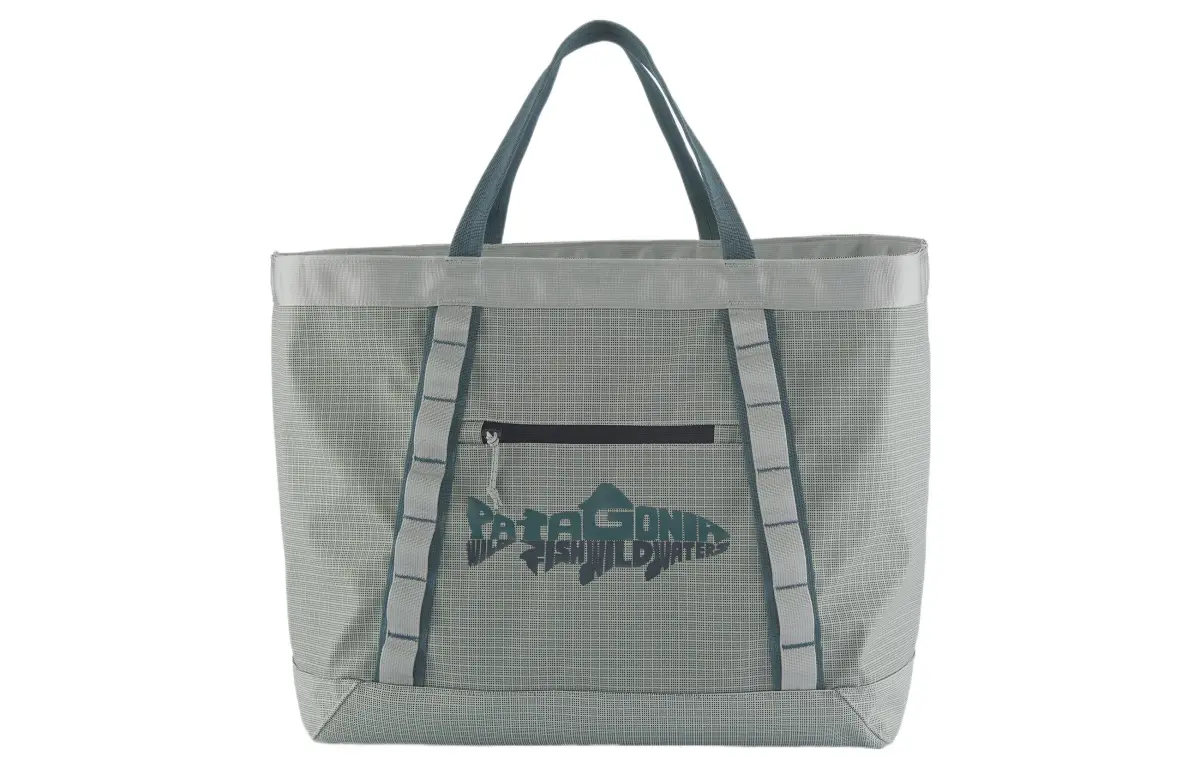 Patagonia Black Hole Recycled Polyester Shoulder Bags Regular Unisex Sleet Green