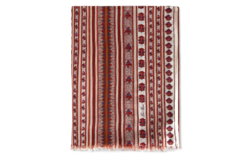Loro Piana Patterned Print Shawls Women's Multicolor