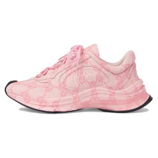 GUCCI RUN Casual Shoes Women's Low-Top Pink