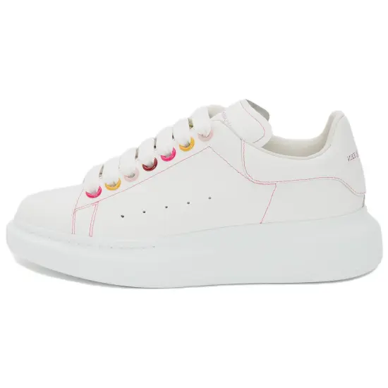 Alexander McQueen Oversized White Rainbow Eyelets Women's