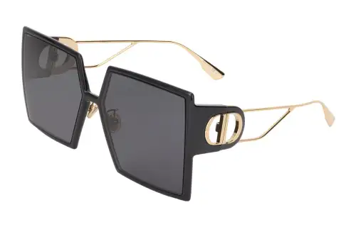 DIOR Square Sunglasses Unisex Black