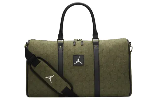 Jordan Monogram Duffle Bag Green Zipper Green