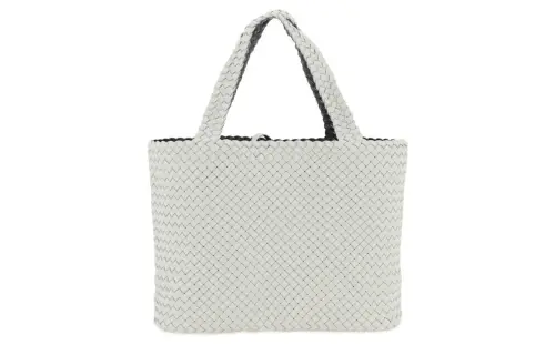Bottega Veneta Lambskin Tote Bag, Shopping Bag, Handbag Women's White
