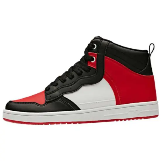 ANTA Skateboard Shoes Women's High-Top Red