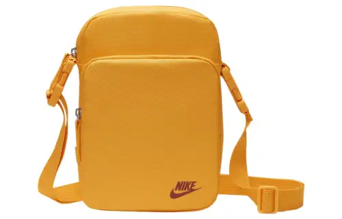 Nike Heritage Nylon Shoulder Bag, Crossbody Bag Regular Unisex Orange