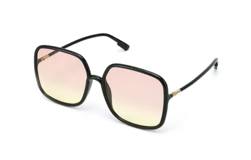 DIOR Square Sunglasses Women's Black