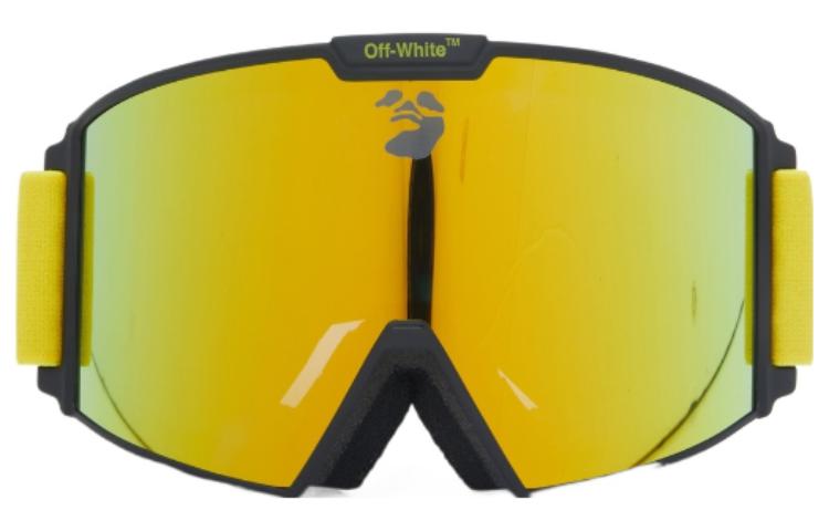 OFF WHITE Sun Protection Anti Fog Snow Blindness Prevention Windproof