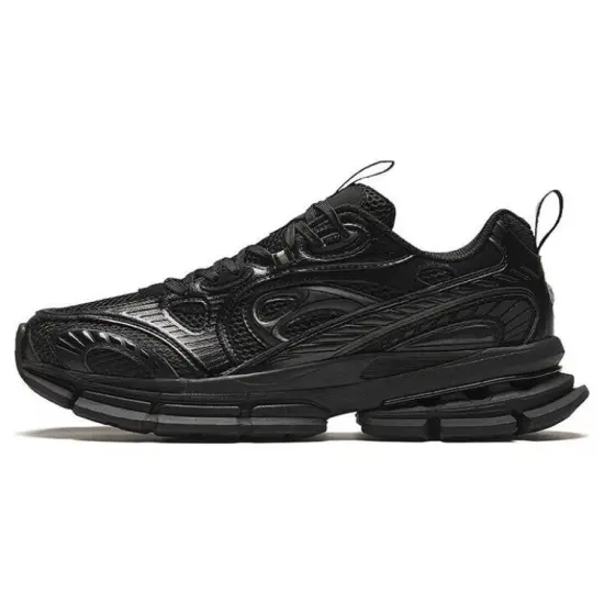 Anta Champion Series Wear Resistant Low Top Running Shoes Men's Black