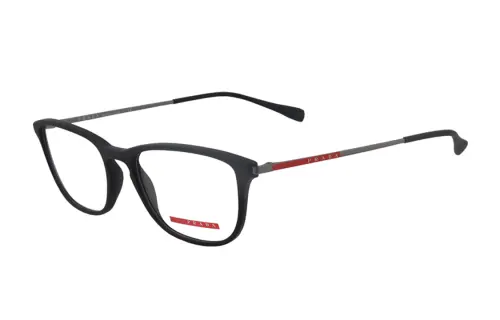 PRADA Rectangular Eyeglass Frames Women's Black