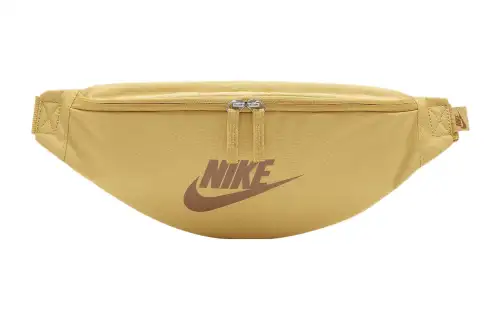 Nike Nylon One Shoulder Crossbody Fanny Pack Regular Unisex Wheat Gold & Ale Brown