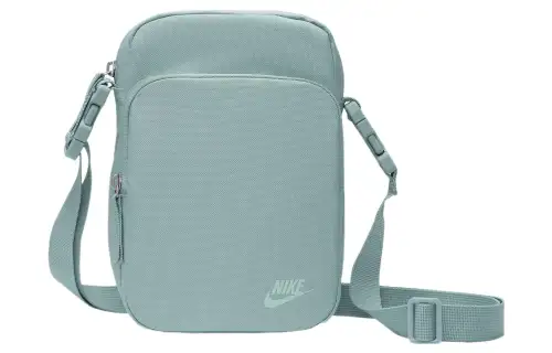 Nike Nylon Shoulder Bag, Crossbody Bag Regular Unisex Mineral Blue