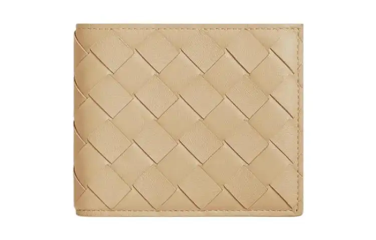 Bottega Veneta Cow Leather Wallet Men's Oat